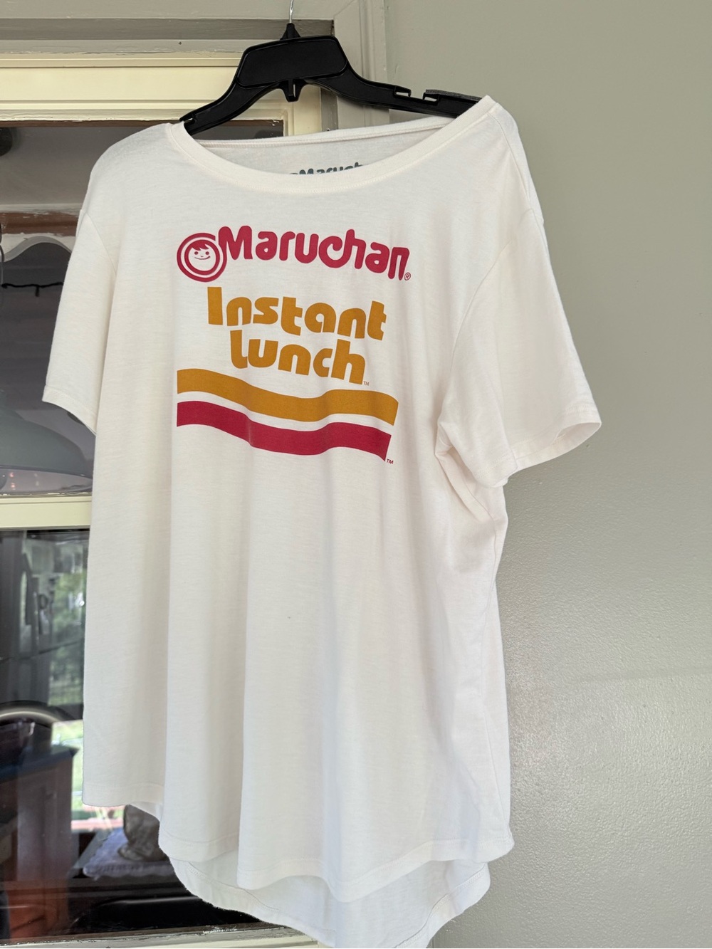 White 'Instant Lunch' Graphic Tee - Short Sleeve